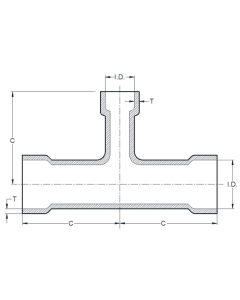 03.00" X 01.50" RT BE 10S 316/L