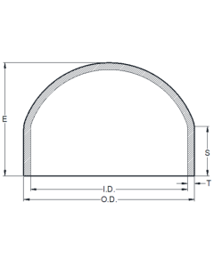 05.00" CAP SCH 10S 316/L