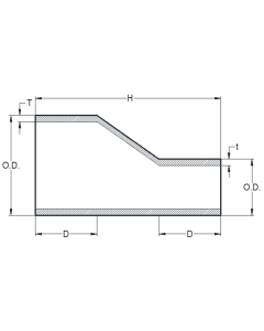 01.50" X 00.75" ER LT 5S 316/L